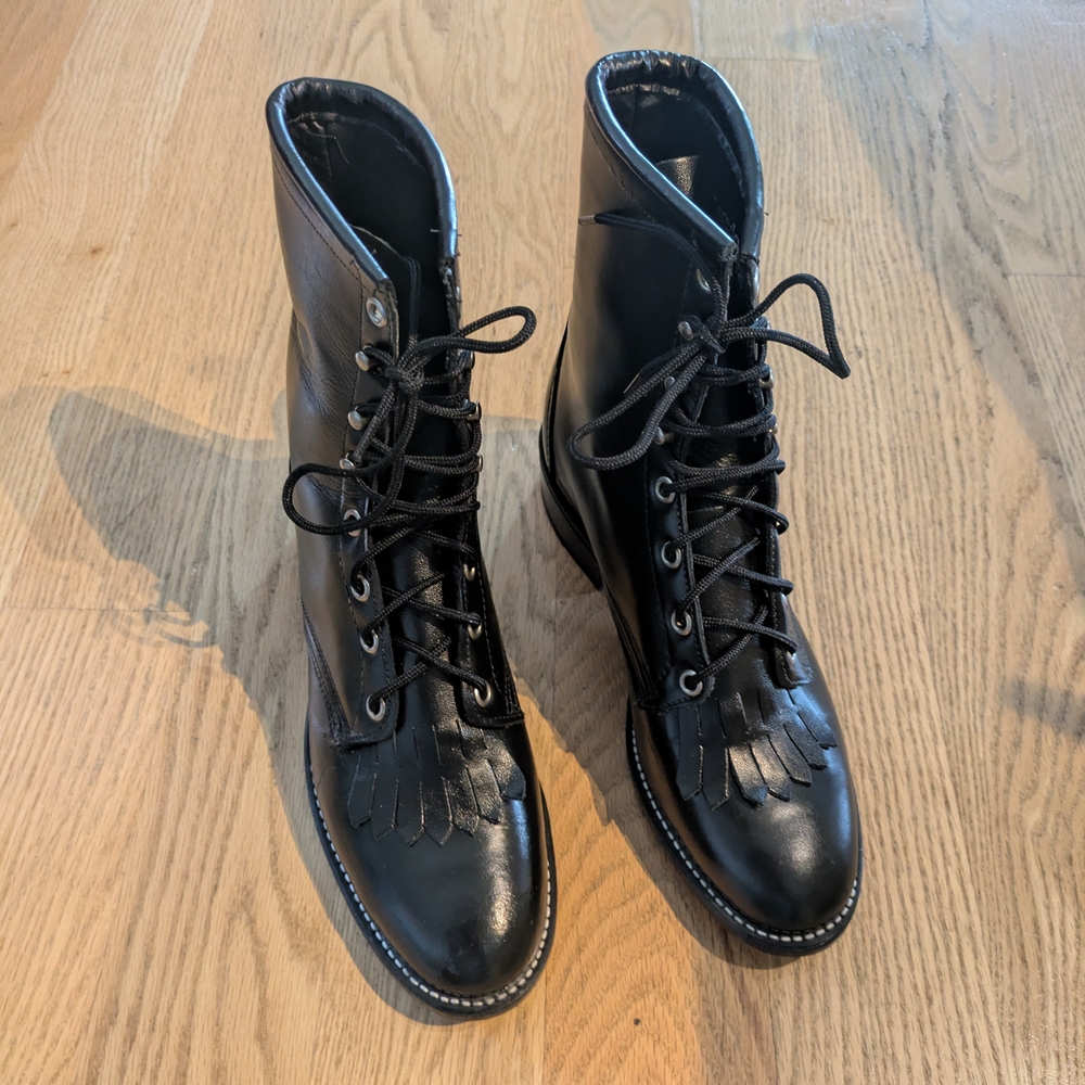 Brand New Laredo Black Leather Boots